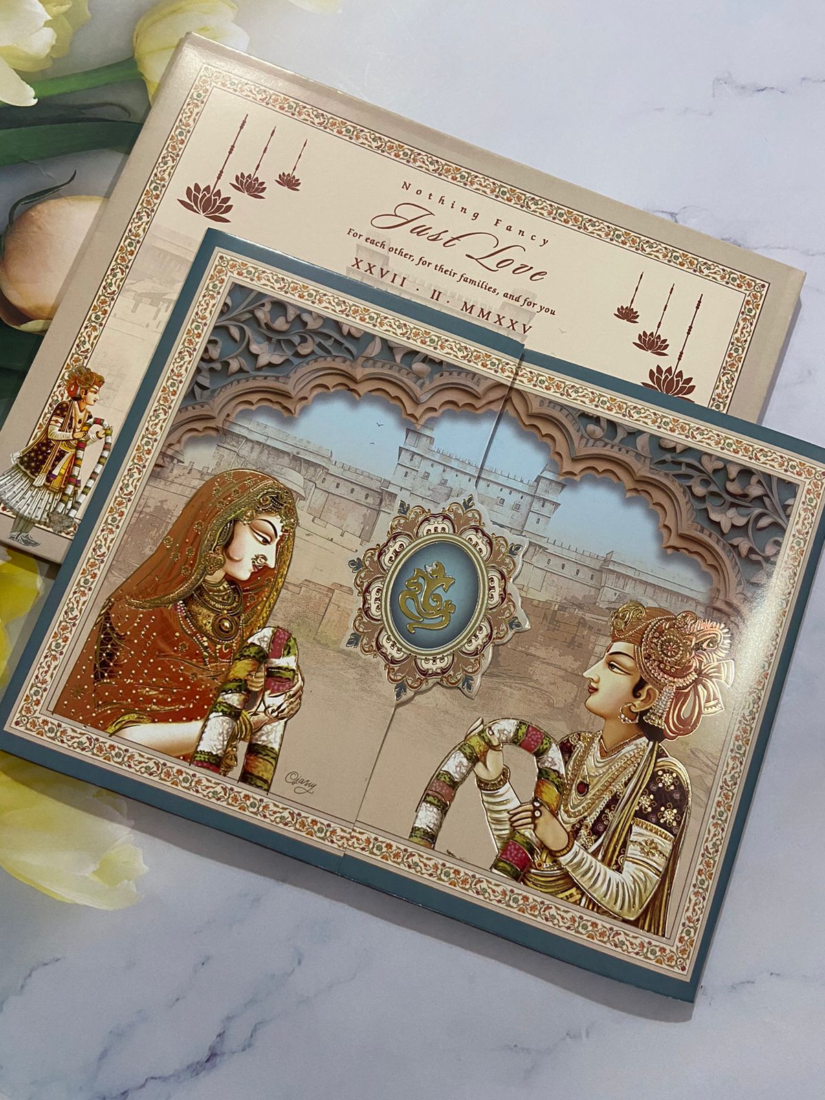 Gulshan Card Collection Designer Wedding Invitation Card (Pack of 50)